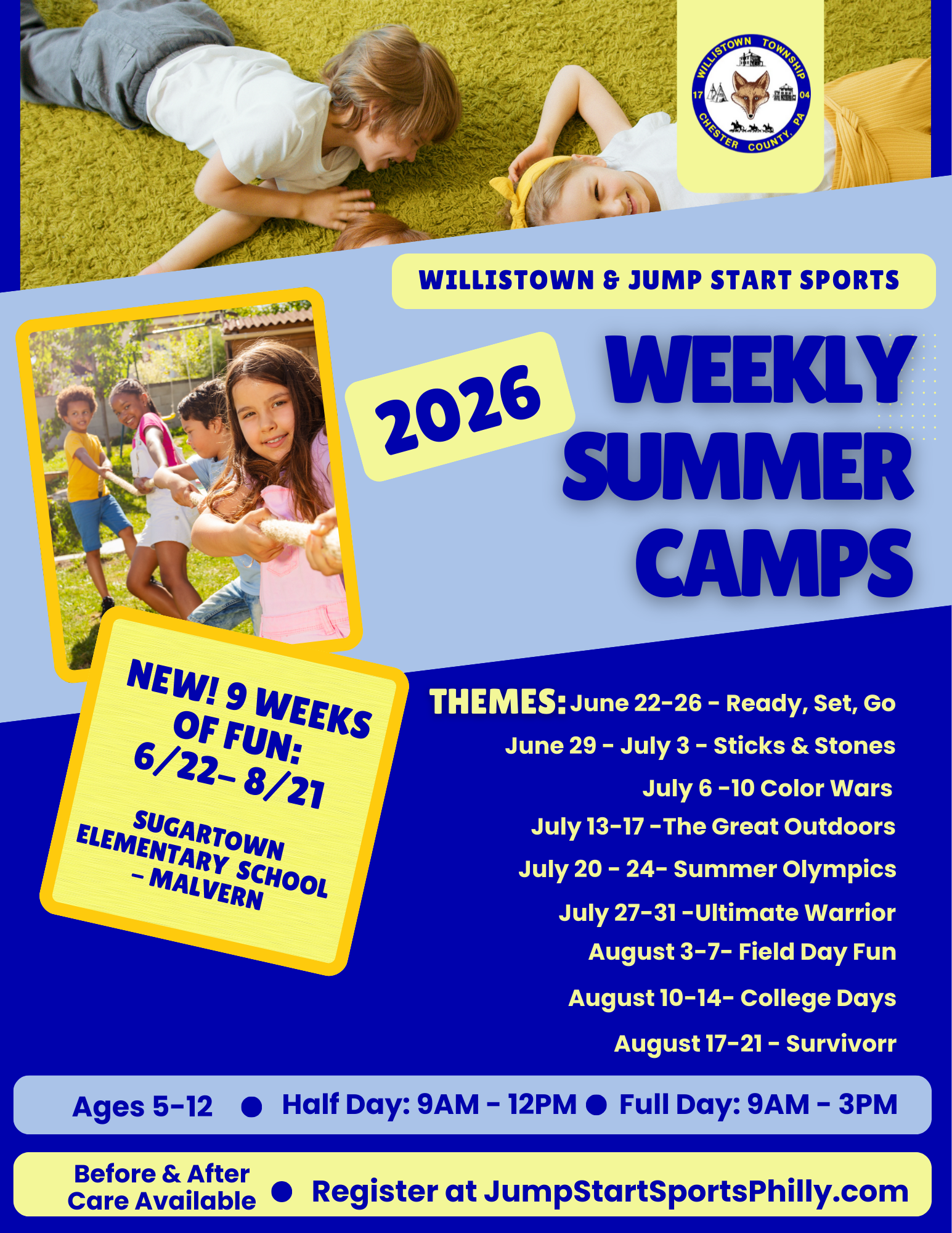 2026 Summer Camp Flyer